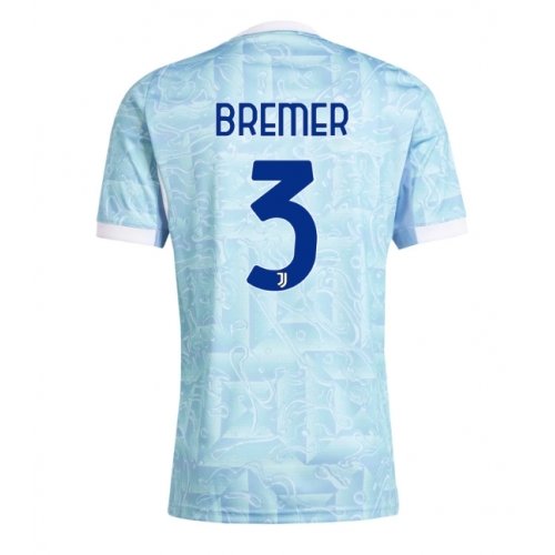 Billige Fotballdrakt Juventus Gleison Bremer #3 Replika Bortedrakt 2025-26 Kortermet Billige Fotballdrakt Juventus Gleison Bremer #3 Replika Bortedrakt 2025-26 Kortermet